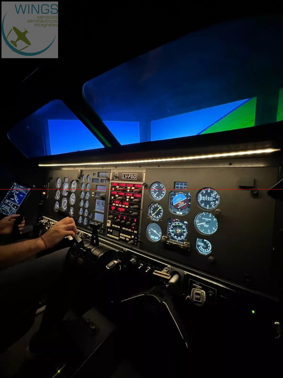 Simulador de vuelo