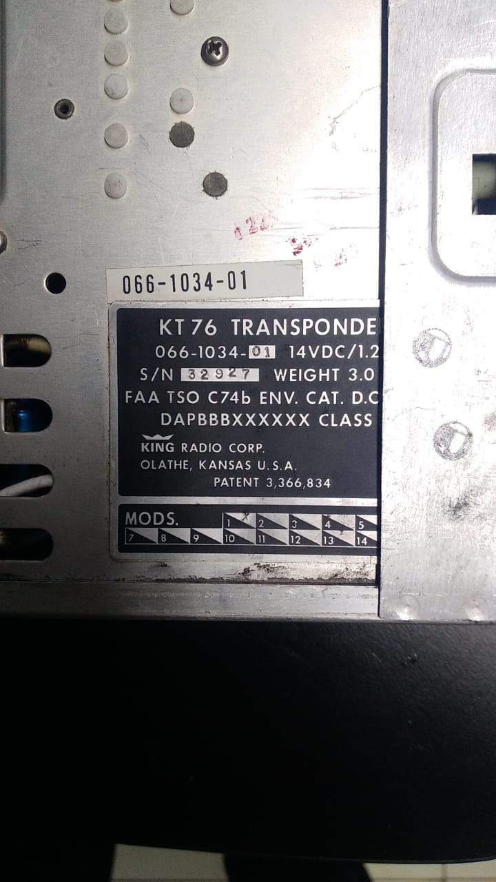 Transponder King KT76Tso