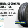 Dos Cubiertas Goodyear nuevas 600×6 6 telas – VENDIDOS