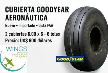 Dos Cubiertas Goodyear nuevas 600×6 6 telas – VENDIDOS