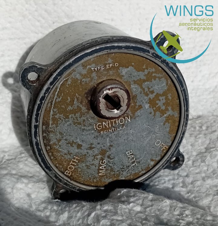 Llave de encendido y magnetos aeronáutica Scintilla Type EP-D