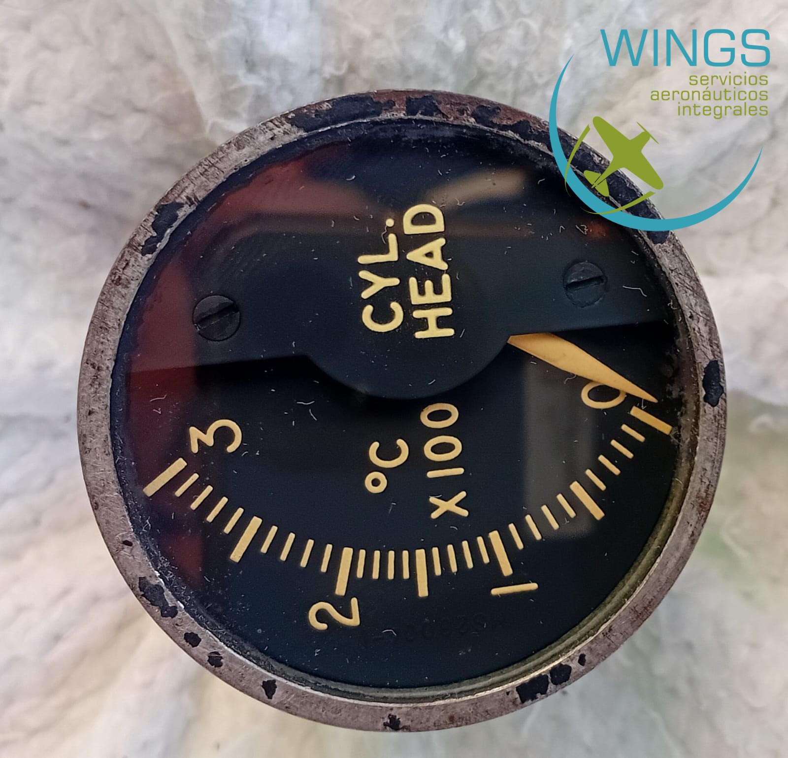 Indicador de temperatura de cilindro aeronáutico CHT